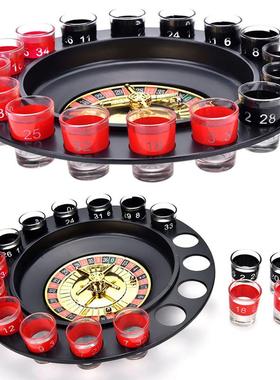 Bar Funny Tools Russia Turntable Shot Glass Drinking Game 16