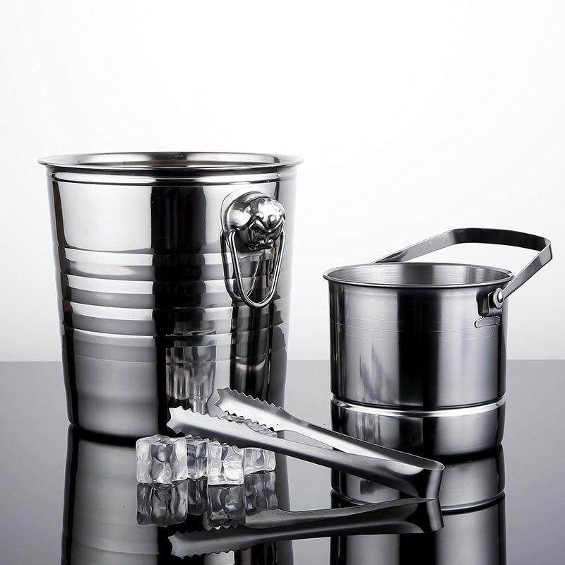 Small stainless steel chamber small iron empty bucket ice1