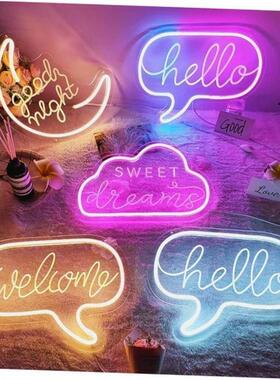 LED Neon Light Sign Dream Cloud Shaped Wedding Party Decorat