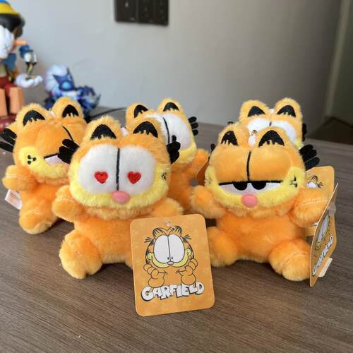 Garfield Plush Filling Car Key Chain Lover Pendant Backpack