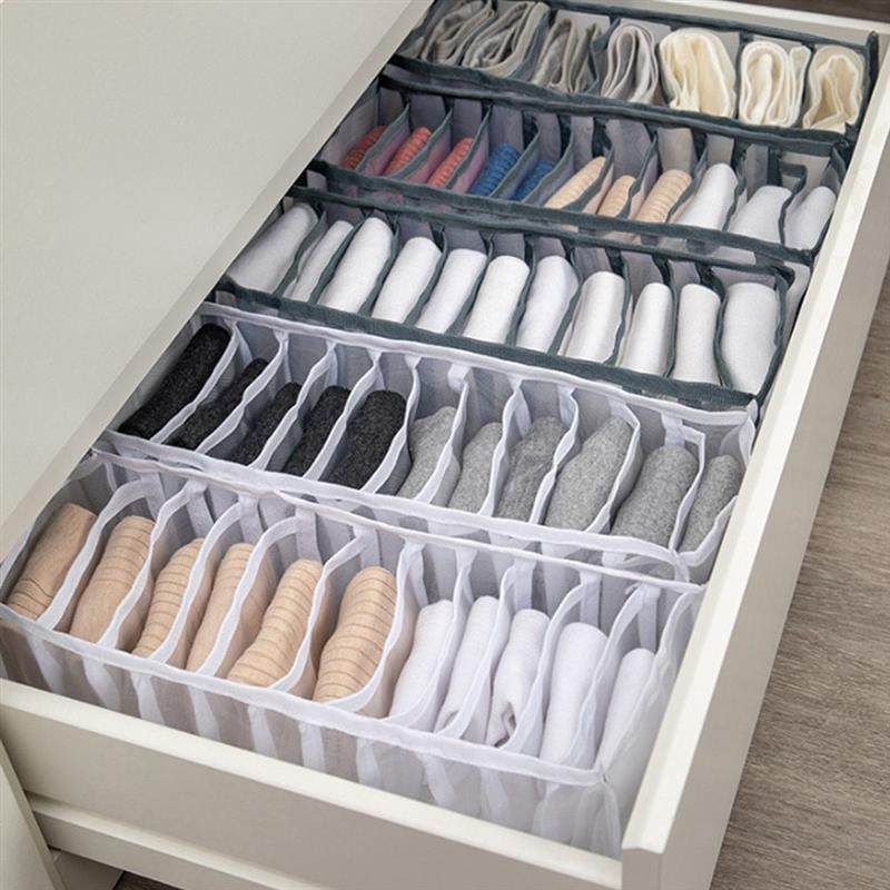 Underwear bra storage box mesh finishing box closet organize