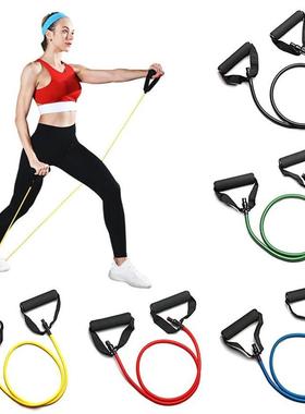 5 Levels Resistance Bands with Handles Training Exercise Tub