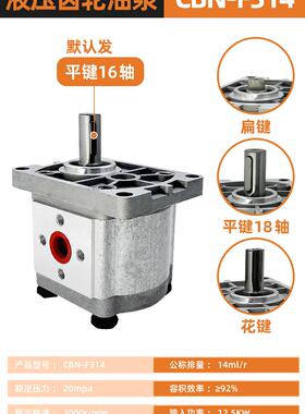 新款齿轮液压油泵总成cbb-f310Cbn-F304/F306/F316/E314/320/包邮