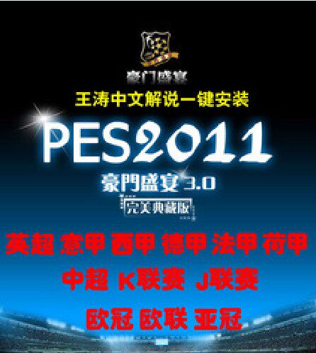 pc 实况足球2011pes2011中文版 德甲中超k联赛j联赛亚冠 冬季转会