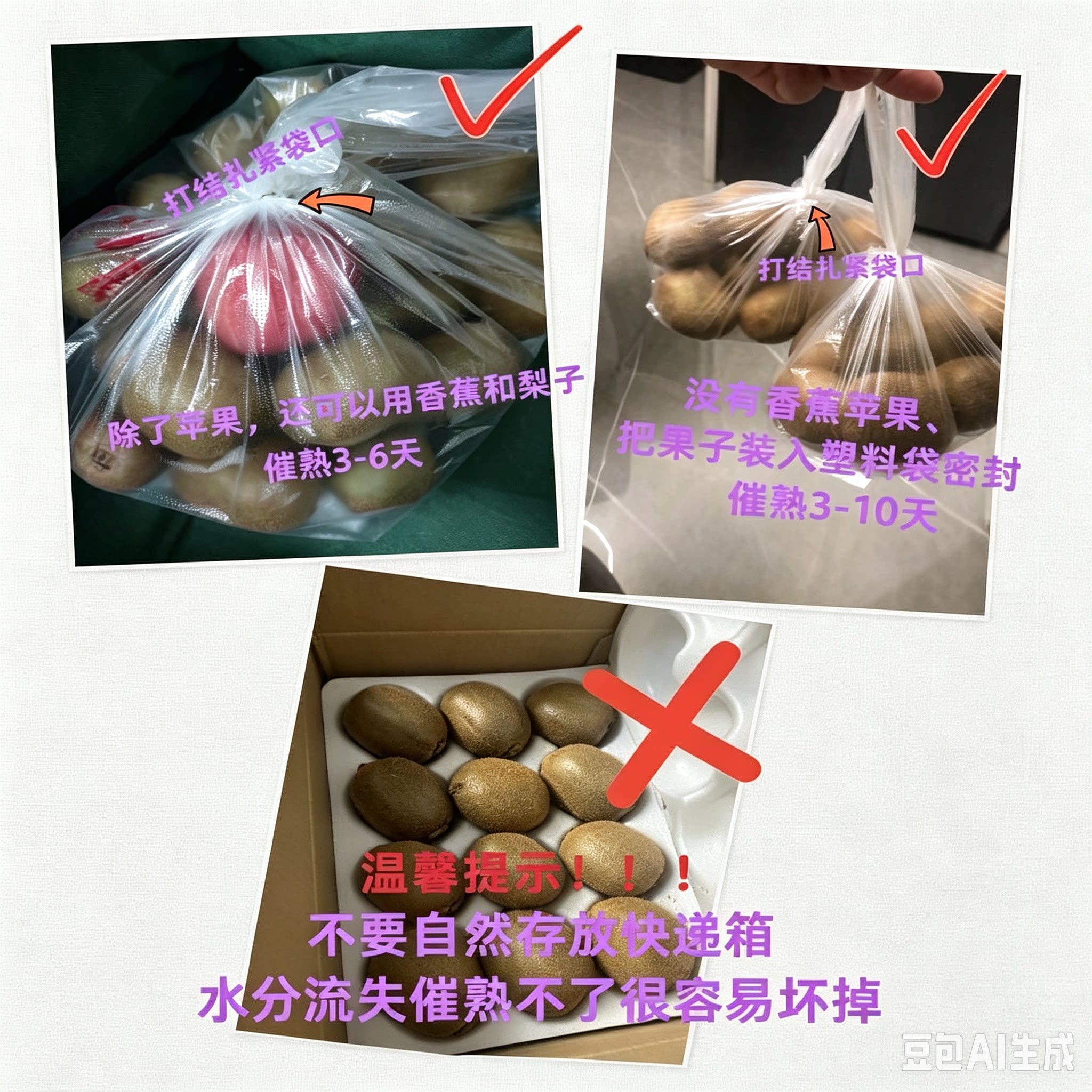 红心猕猴桃【口感喜好不售后】收到取出装入袋内密封催熟