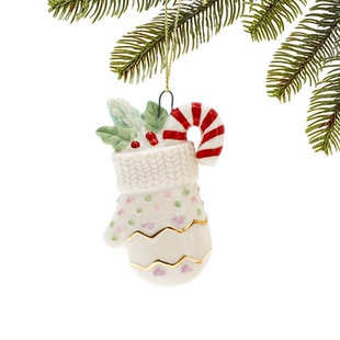 Serxia Lenox圣诞节圣诞树陶瓷手套装饰小挂饰挂件吊饰新年礼物