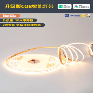 智能无主灯608珠COB灯带套餐 已接入米家 LED线性灯10米不降压2线