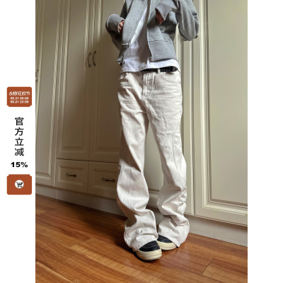 【F383】休闲百搭白色长裤