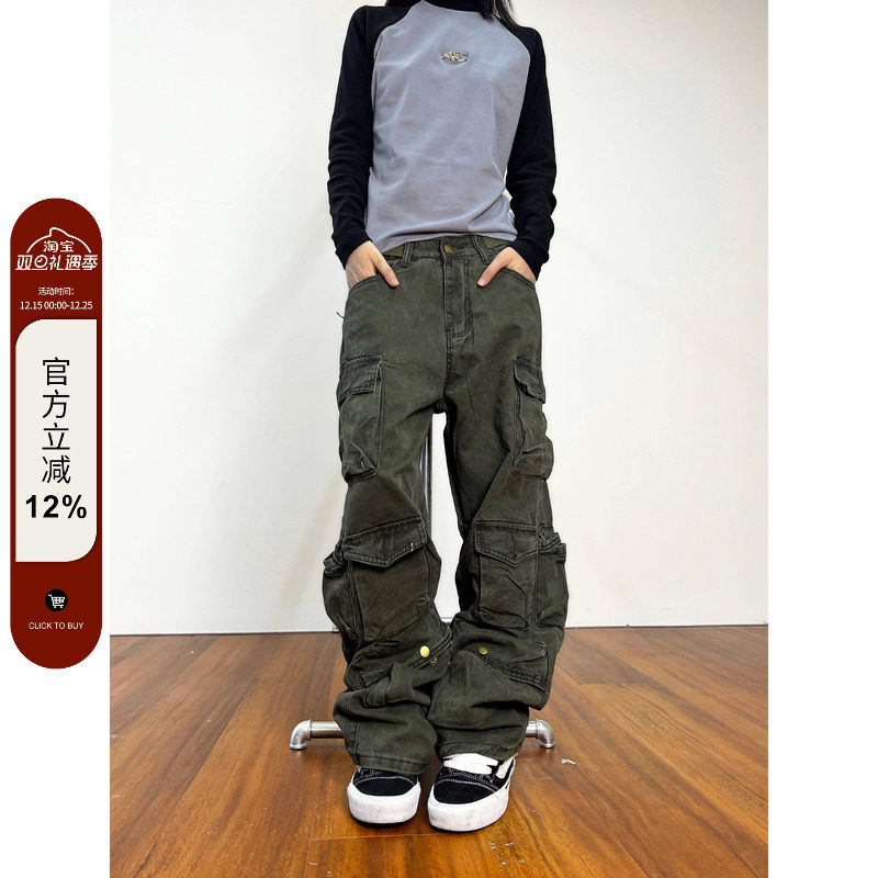 F383长裤工装裤美式休闲裤