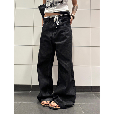 F383美式复古黑色赤耳原牛