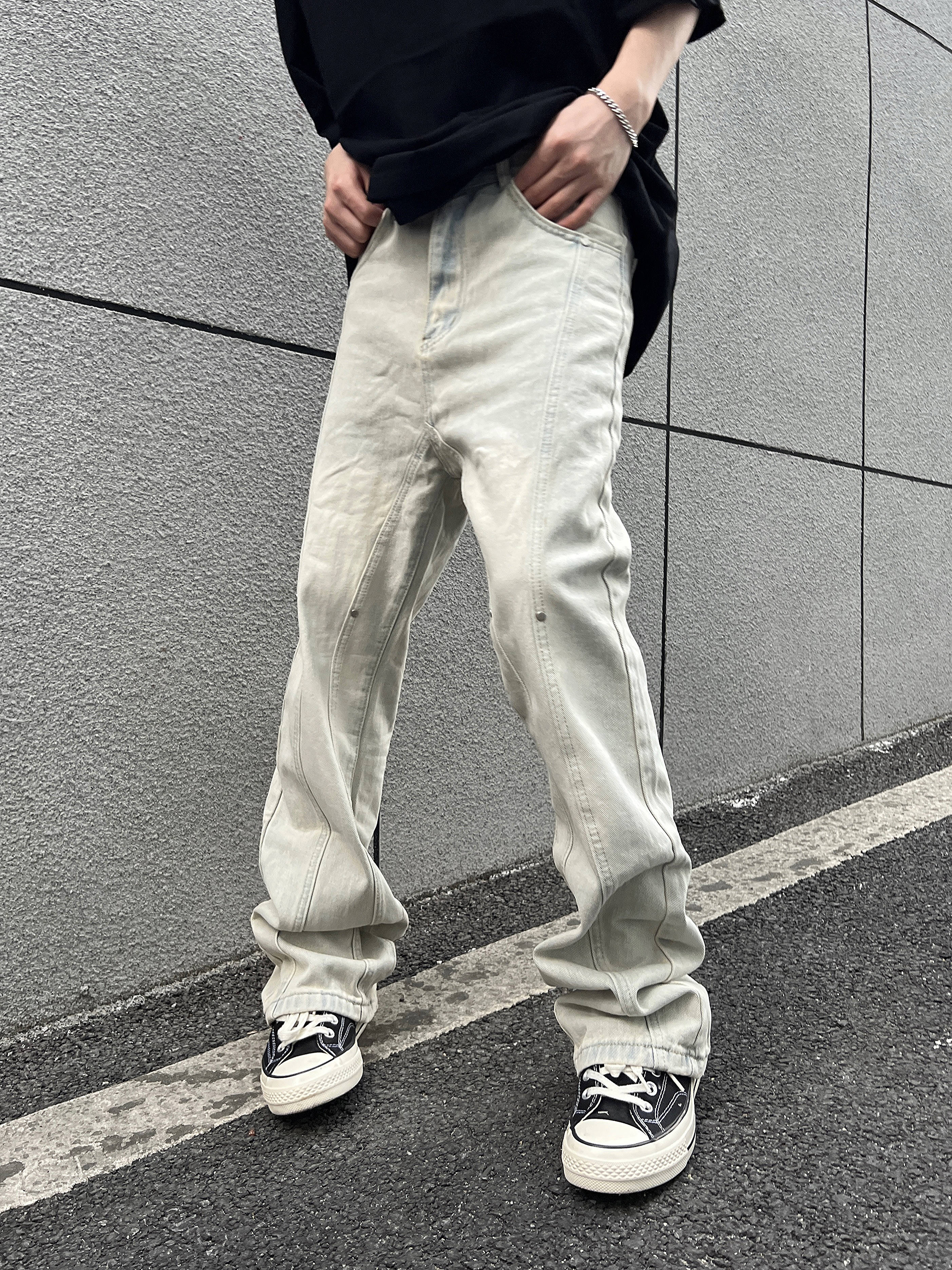 F383拉链长裤四季可穿