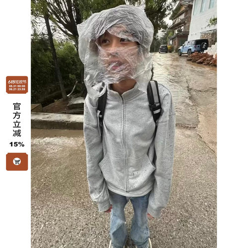 【F383】cleanfit立领卫衣外套