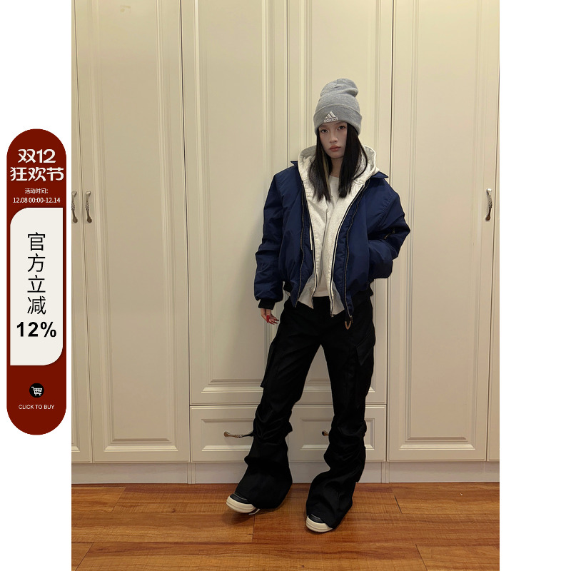 【F383】翻领飞行夹克