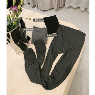 misslady自留好穿纯色连裤 纯色潮 袜打底袜女百搭秋冬弹力显瘦修身