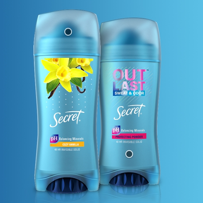 有铝止汗 美国原装 Secret女士祛味止汗香体祛异味deodorant清新