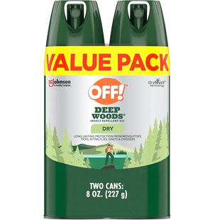 美国直邮 OFF！Deep Woods深层森林驱蚊剂气雾干爽不油腻清爽长效
