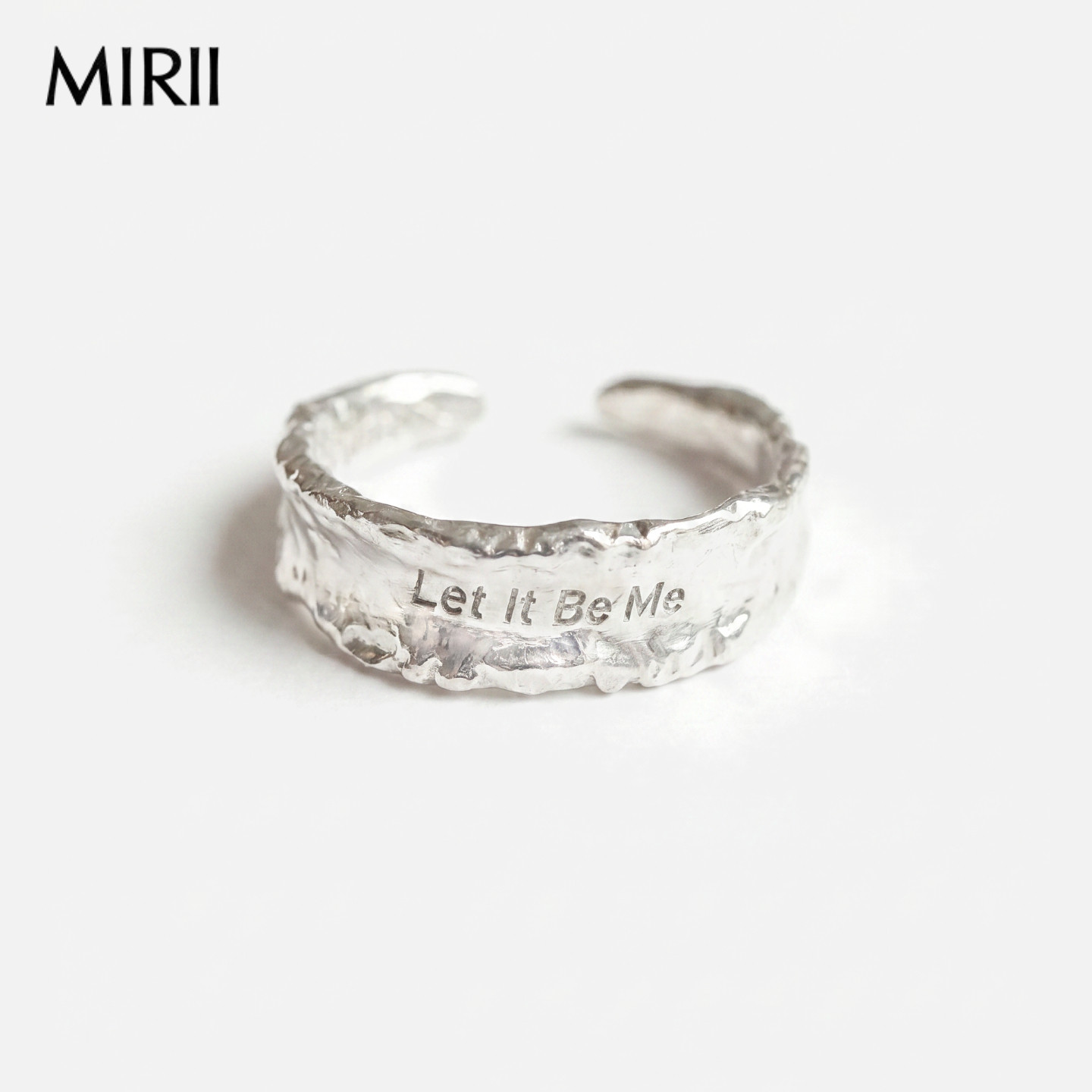 MIRII秘日【怦然心动】情侣戒指925银精致开口小众对戒高级感礼物图片