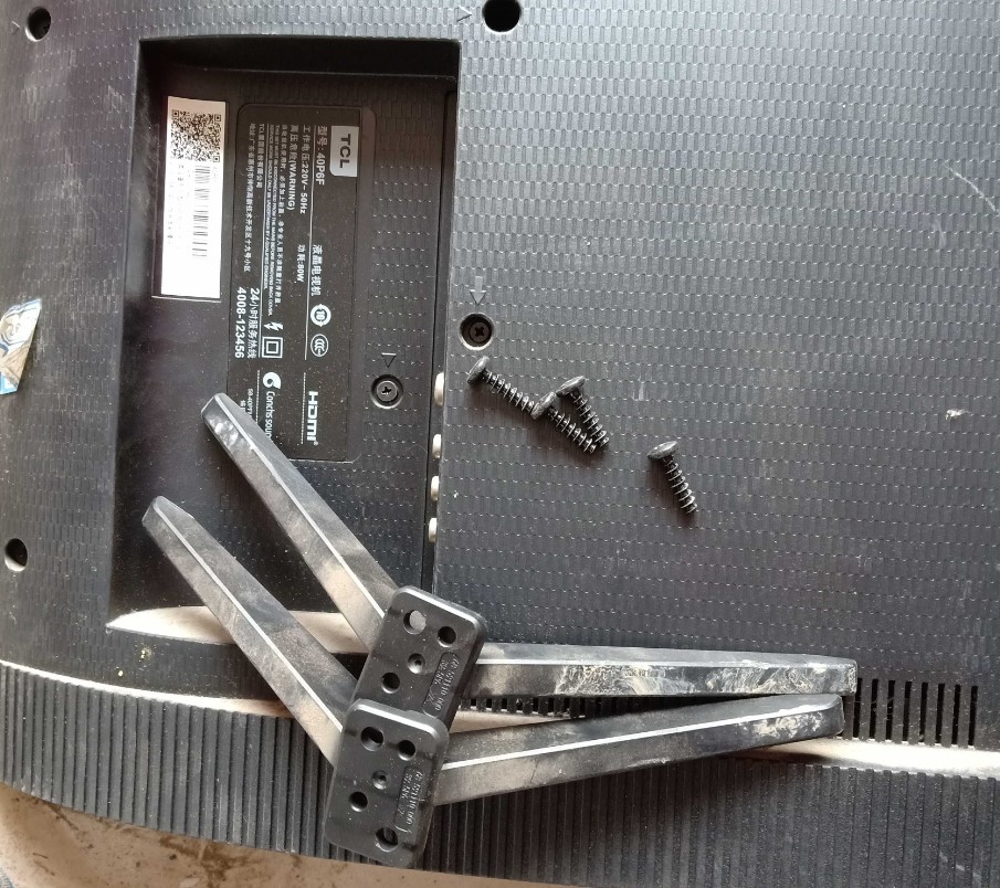 D原装拆机TCL液晶电视 40P6 43P6 40P6F 43P6F 底座托盘台支架