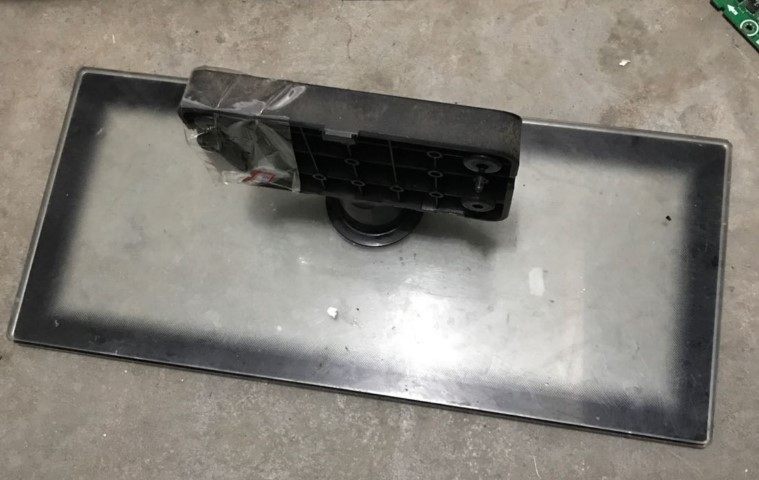 原装拆机长虹等离子电视 3D43C2000 底座托盘台支架子机脚配螺丝