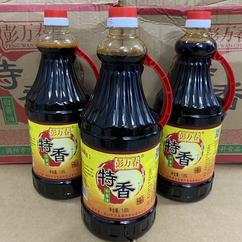 彭万春特香白酱油1650ml*6瓶整箱