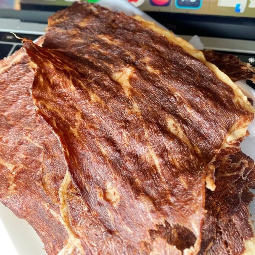 包邮裕杨原味牛排脆30g/盒装大片薄切牛肉脆片牛肉干薄片零食小吃