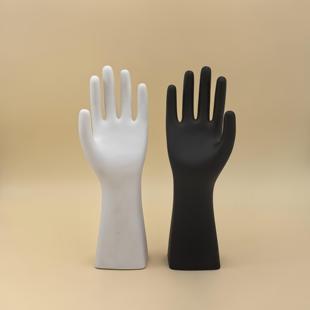 男手模特道具35cm工业手套展示手模型加长加大男左右手拍摄模特道
