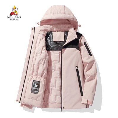 稻草人冲锋衣棉服石墨烯防风防水
