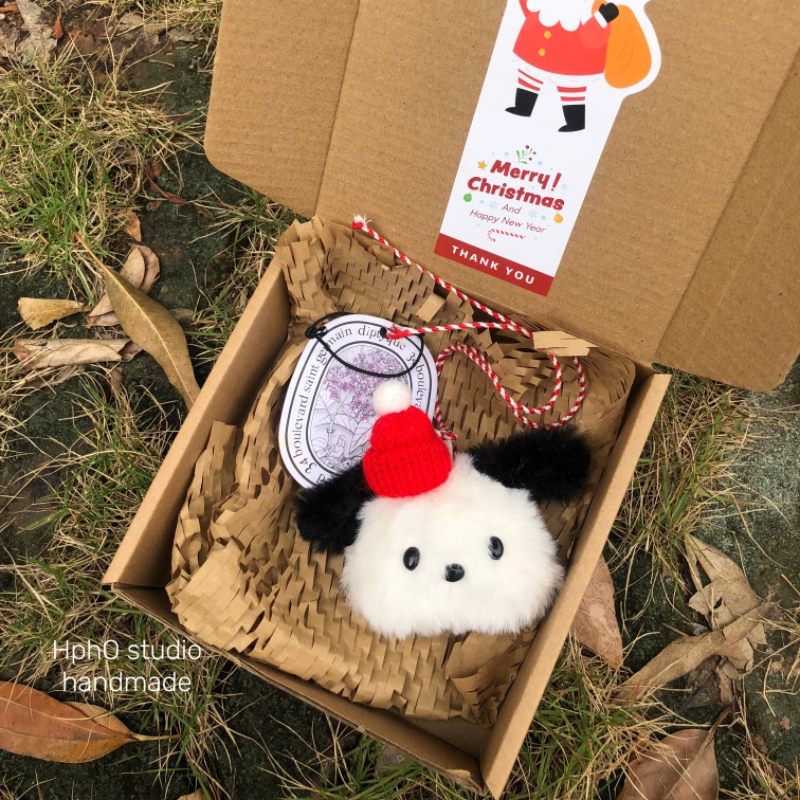 圣诞限定款帕恰狗汽车后视镜车挂