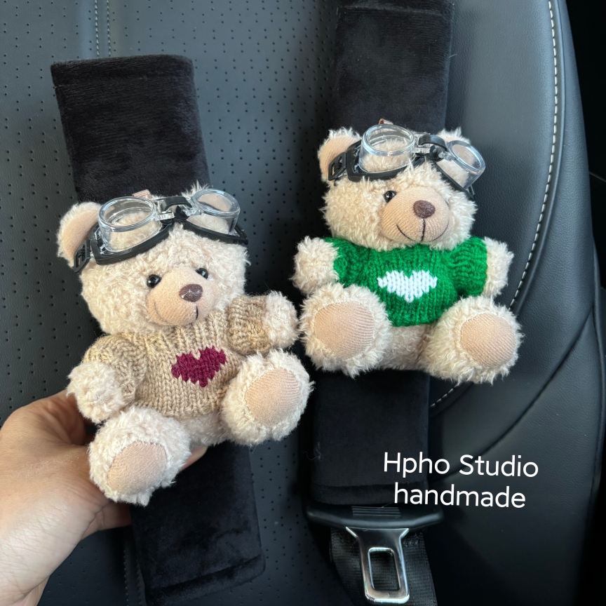 小熊汽车安全带护肩套四季通用