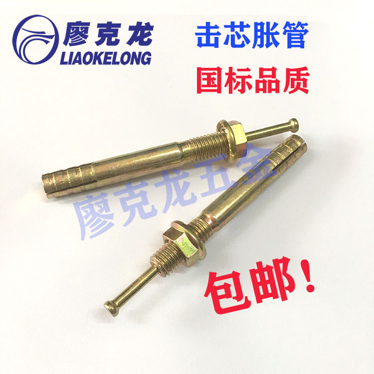 一定得胀管敲击壁虎膨胀胀管击芯胀管螺栓涨管M6-M24