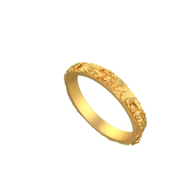 新款牡丹花戒指黄金石膏模具黄金银首饰diy居家打金黄金石膏模具