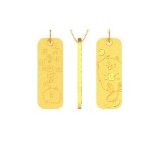 新款招财小狗吊坠黄金石膏模具打金工具居家打金diy制作打金模具