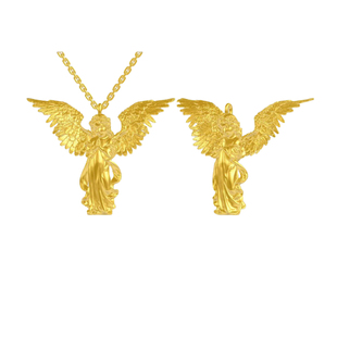 翅膀吊坠居家打金模具 翅膀吊坠黄金石膏模具天使 新款 天使