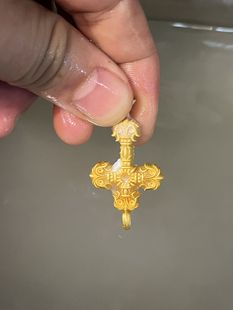 小红书网红款十字花吊坠石膏模具十字架戒指项链挂坠首饰居家打金