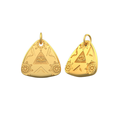 新款恶魔之眼吊坠模具黄金石膏模具居家打金模具金银倒模diy制作