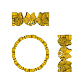 新款 蝴蝶戒指黄金石膏模具蝴蝶戒指DIY居家打金模具金银倒模