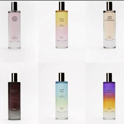 ZARA女士浓香水七夕红色诱惑玫瑰饕餮波西米亚沉香樱桃棉花糖桃红