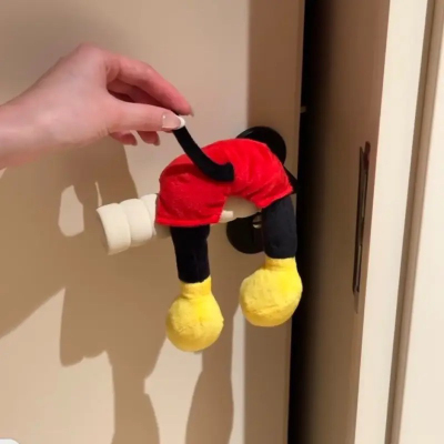 米奇屁屁门把手套防撞防静电