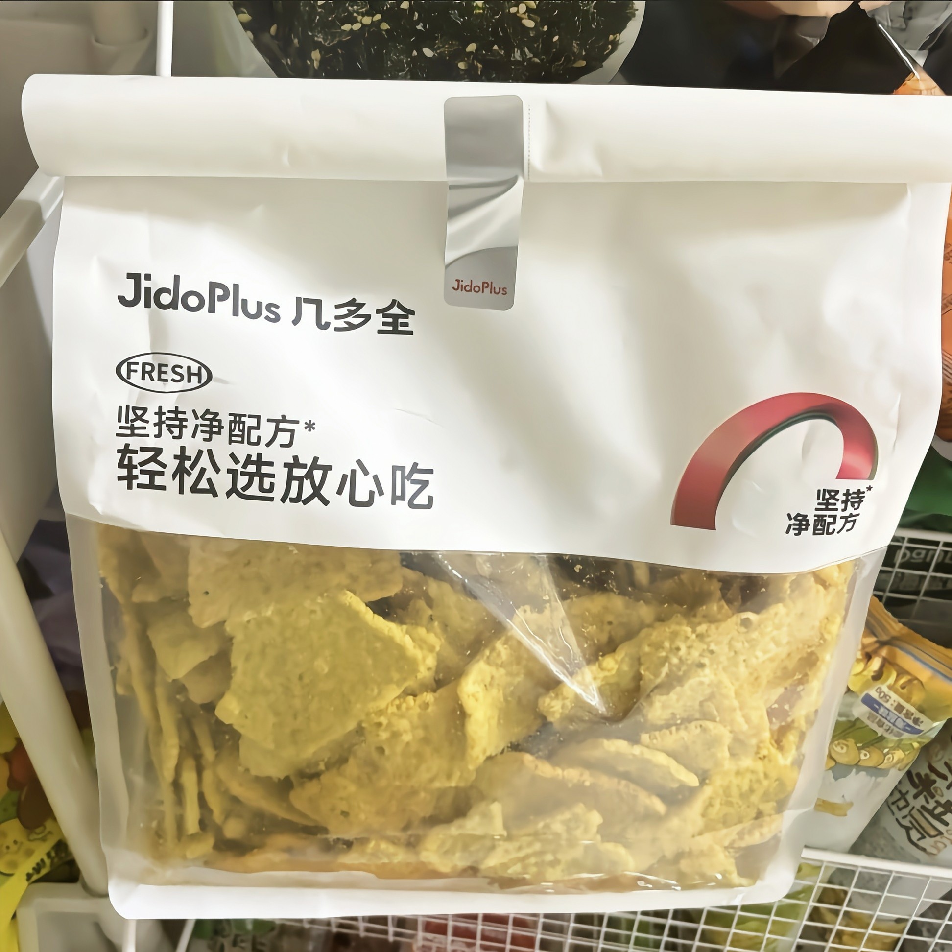 新品几多全酥脆荞麦片210g休闲膨化薄脆锅巴即食解馋大袋装小零食图片