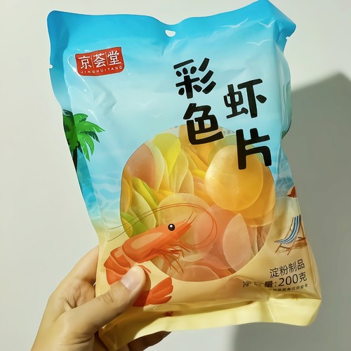 京荟堂虾片200g*5袋休