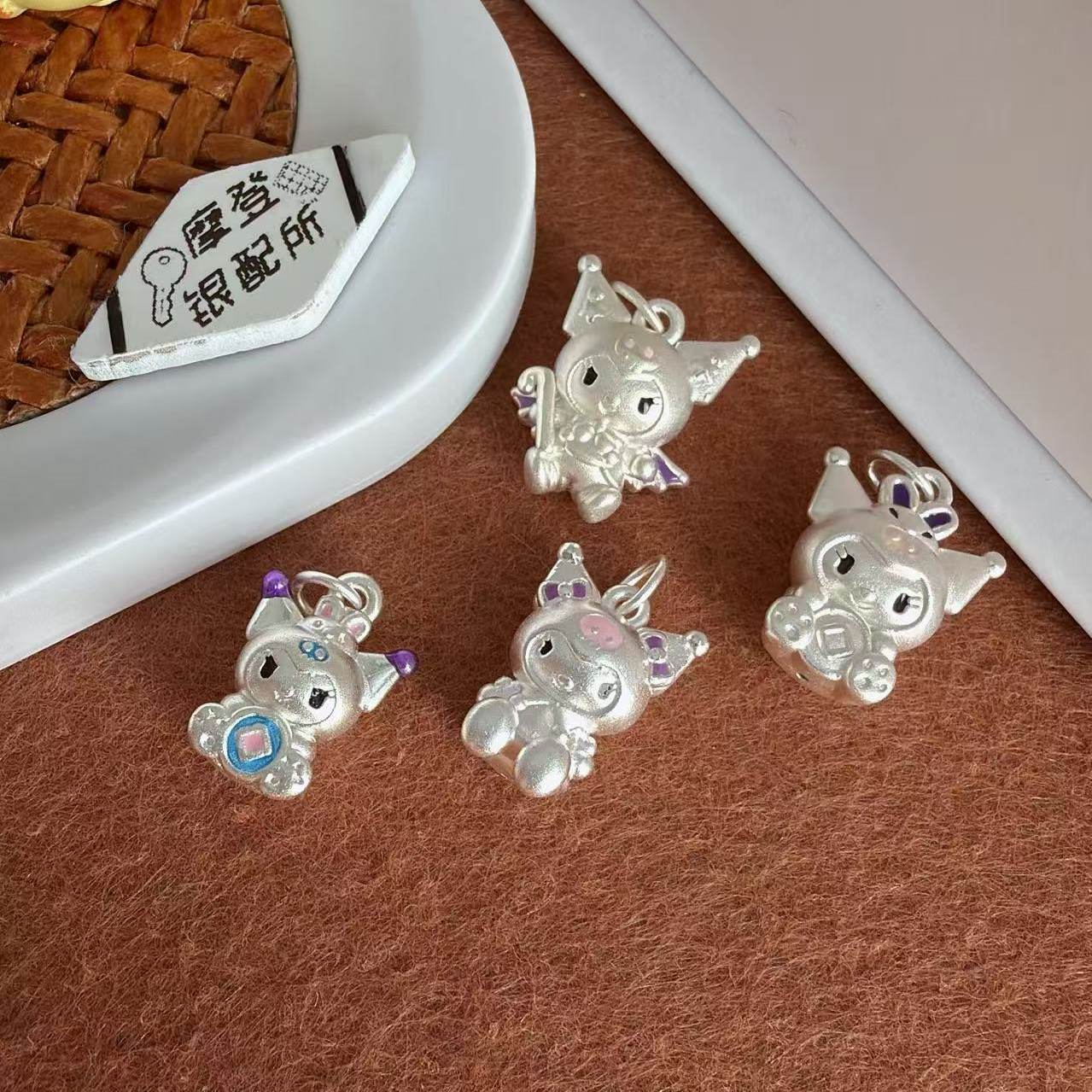 足银999纯银天使库洛米吊坠项链diy编绳有钱库洛米挂件银饰小配件,饰品/流行首饰/时尚饰品新,其他DIY饰品配件,淘宝优惠券,粉丝福利购,淘宝优惠卷