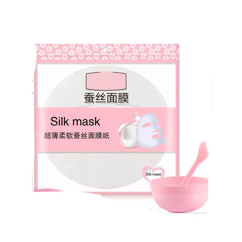 睫蓓100片面膜纸压缩一次性透明蚕丝湿敷水疗专用 蚕丝面膜纸10