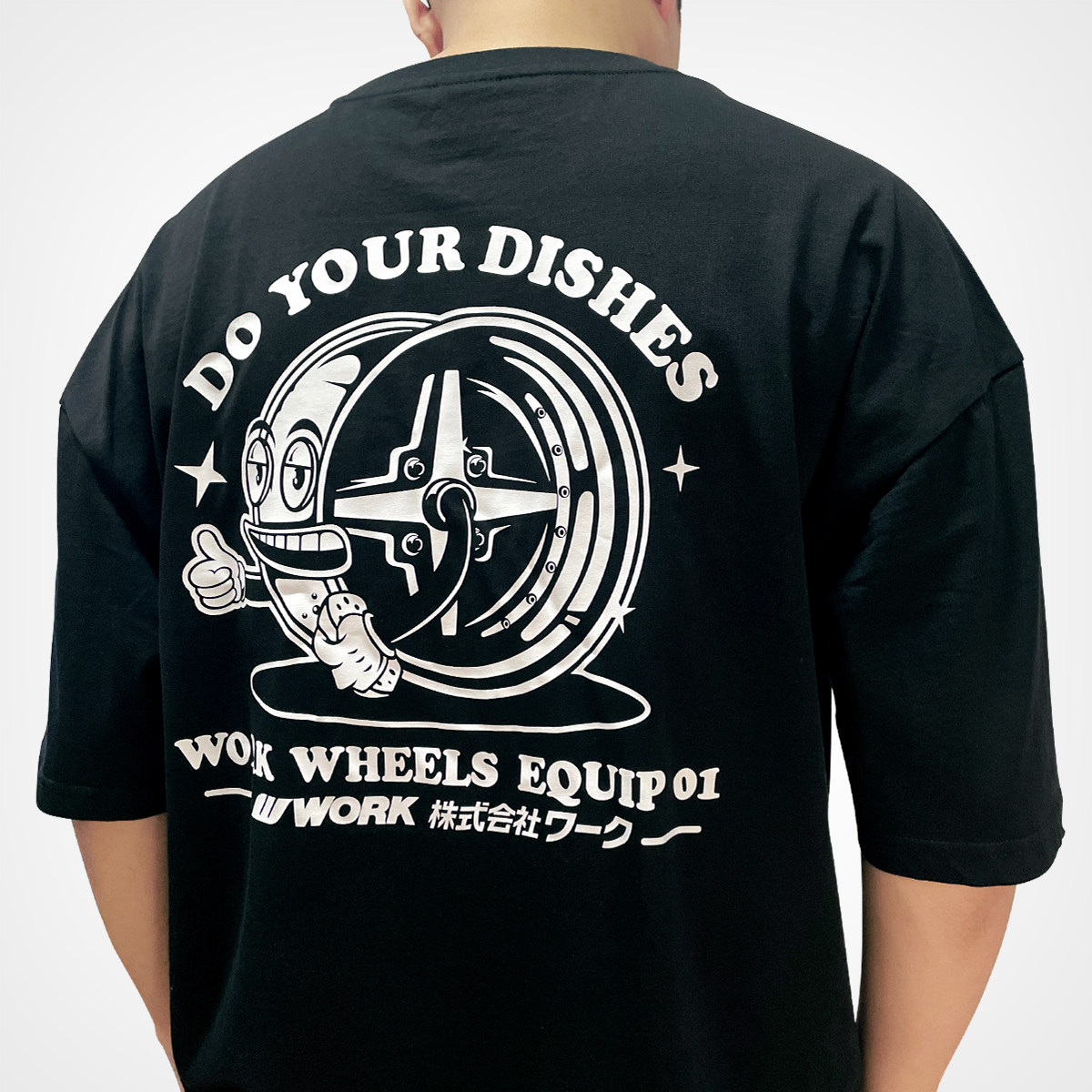keeping wheels蜗牛轮毂趣味卡通短袖work锻造铃创意T恤小众文化