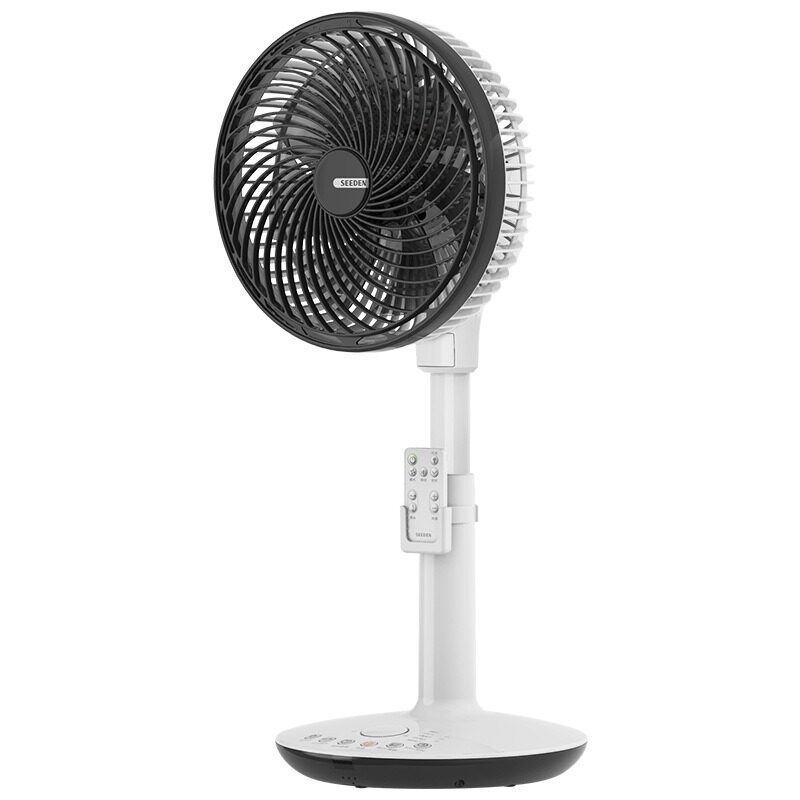 新品家用涡轮空气对流循环扇静音直流宿舍落地遥控电风扇排气扇换