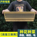 特大号长方形树脂花盆加厚种植箱槽阳台种菜神器家庭荷花睡莲盆缸