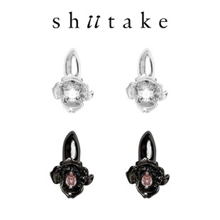 Shiitake【孟子义同款】morning glory牵牛花马蹄莲水滴钻耳钉