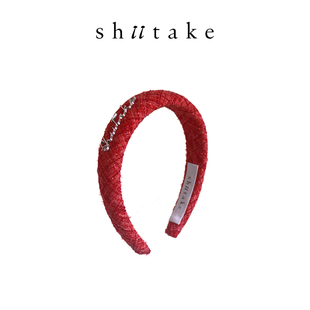 Shiitake 新年限定SHIITAKE字样铭牌装饰高颅顶发箍