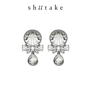 Shiitake 在逃公主法式少女蝴蝶结耳环