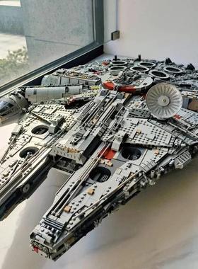 成年人高难度巨大型千年隼中国积木男孩星球大战拼装益智玩具礼物