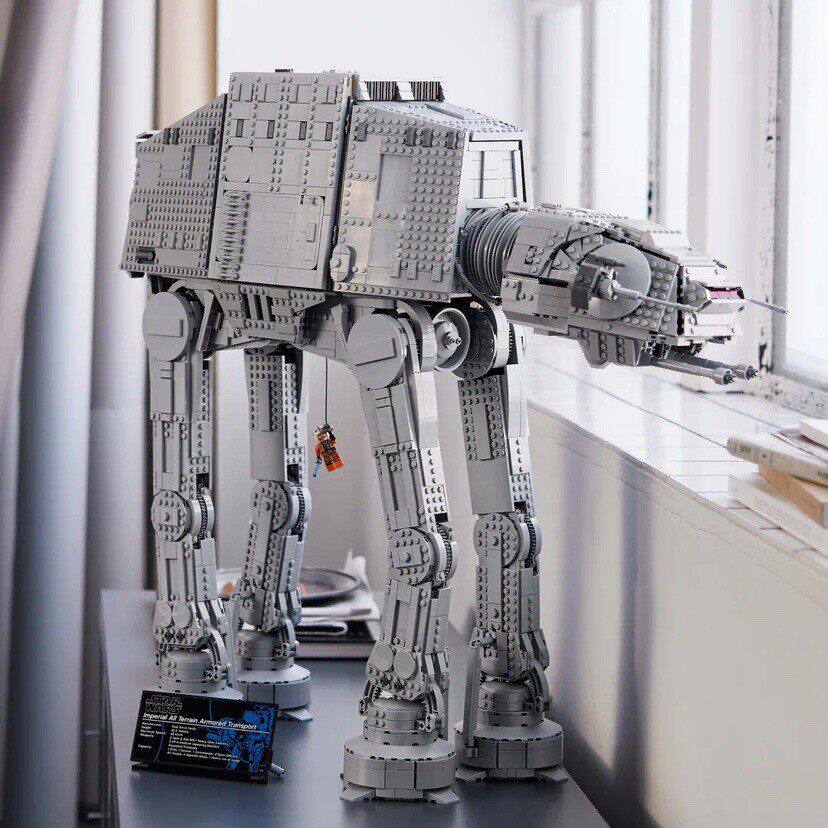 星球大战75313 UCS AT-AT全地形装甲步行机男孩拼装中国积木玩具